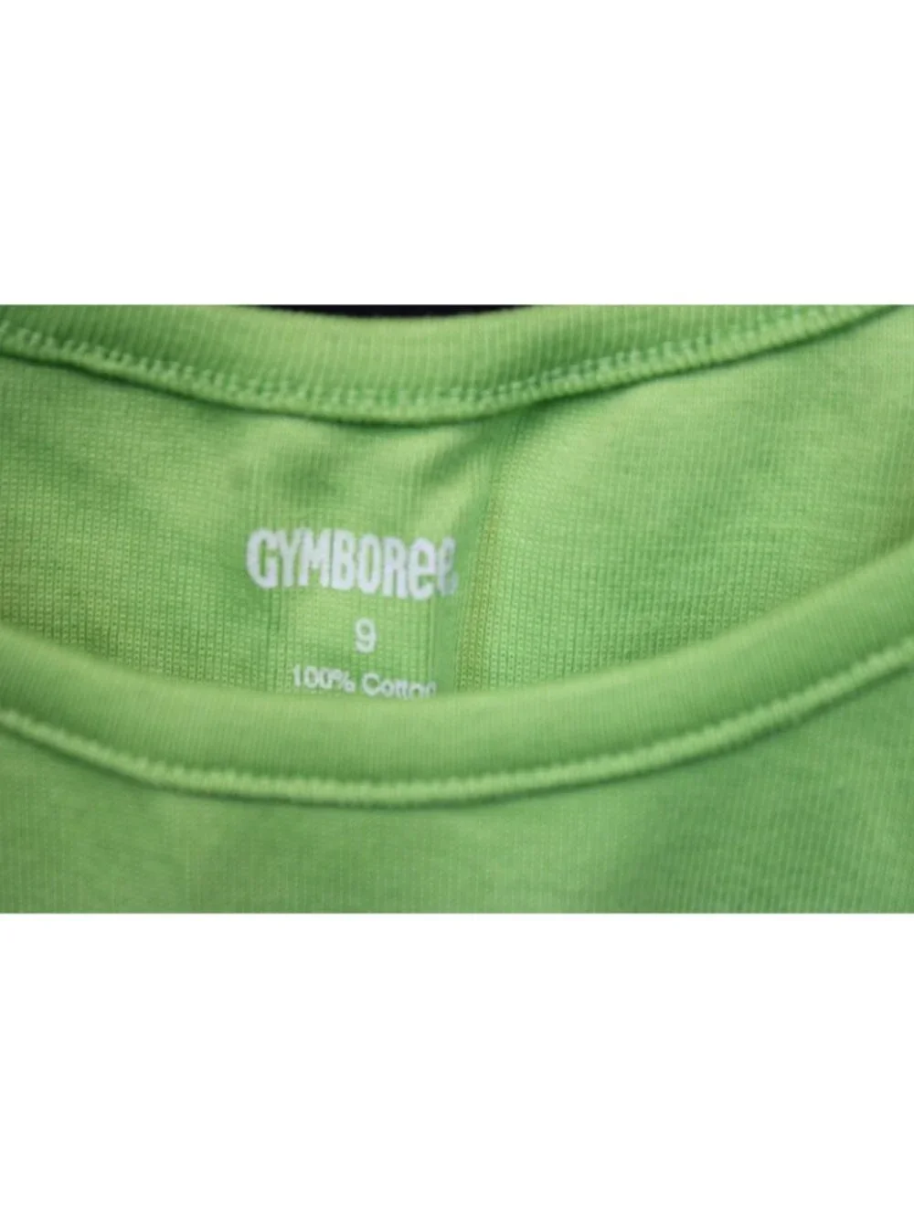 2009 Gymboree Pretty Lady Solid Green Tank top Bow Basic NEW sz 9